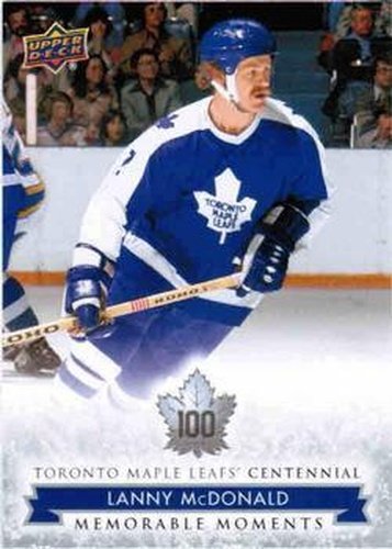 #185 Lanny McDonald - Toronto Maple Leafs - 2017 Upper Deck Toronto Maple Leafs Centennial Hockey