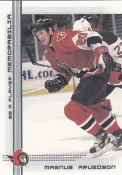 #185 Magnus Arvedson - Ottawa Senators - 2000-01 Be a Player Memorabilia Hockey