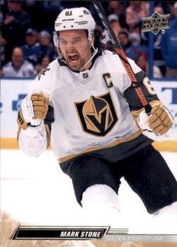 #185 Mark Stone - Vegas Golden Knights - 2022-23 Upper Deck Hockey