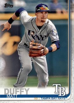 #185 Matt Duffy - Tampa Bay Rays - 2019 Topps Baseball