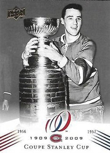 #185 Coupe Stanley Cup - Montreal Canadiens - 2008-09 Upper Deck Montreal Canadiens Centennial Hockey