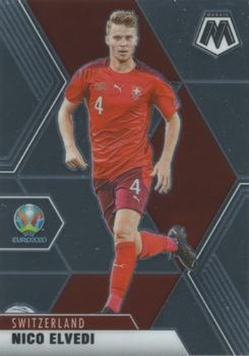 #185 Nico Elvedi - Switzerland - 2021 Panini Mosaic UEFA EURO Soccer