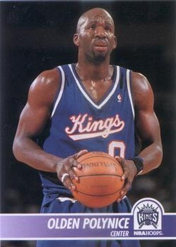 #185 Olden Polynice - Sacramento Kings - 1994-95 Hoops Basketball