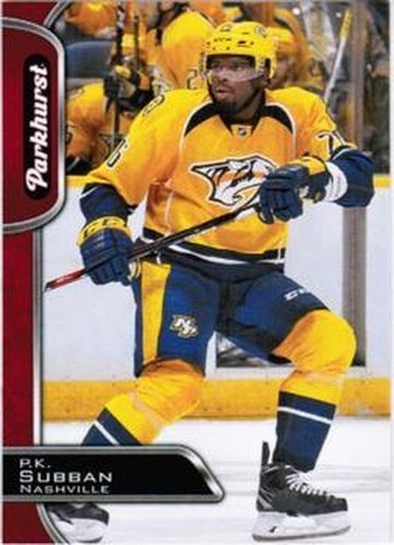 #185 P.K. Subban - Nashville Predators - 2016-17 Parkhurst - Red Hockey