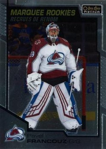 #185 Pavel Francouz - Colorado Avalanche - 2020-21 O-Pee-Chee Platinum Hockey