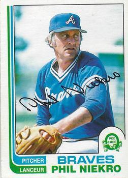#185 Phil Niekro - Atlanta Braves - 1982 O-Pee-Chee Baseball