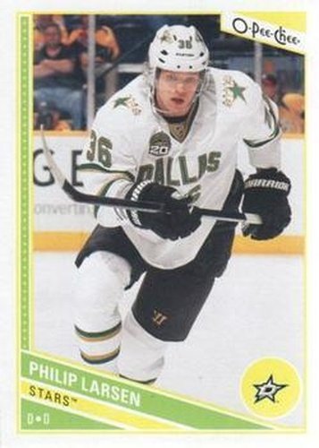 #185 Philip Larsen - Dallas Stars - 2013-14 O-Pee-Chee Hockey
