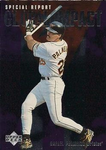 #185 Rafael Palmeiro - Baltimore Orioles - 1997 Upper Deck Baseball