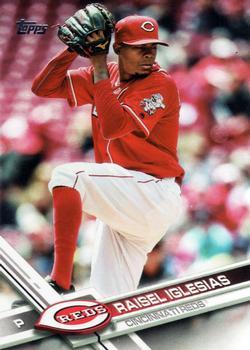 #185 Raisel Iglesias - Cincinnati Reds - 2017 Topps Baseball