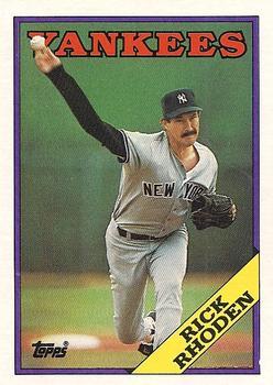 #185 Rick Rhoden - New York Yankees - 1988 Topps Baseball