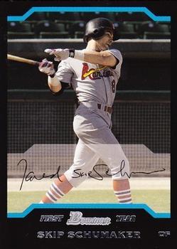 #185 Skip Schumaker - St. Louis Cardinals - 2004 Bowman Baseball