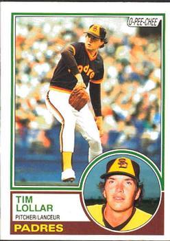 #185 Tim Lollar - San Diego Padres - 1983 O-Pee-Chee Baseball