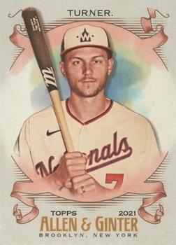 #185 Trea Turner - Washington Nationals - 2021 Topps Allen & Ginter Baseball