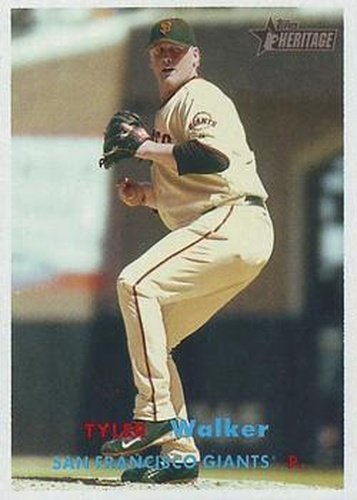 #185 Tyler Walker - San Francisco Giants - 2006 Topps Heritage Baseball