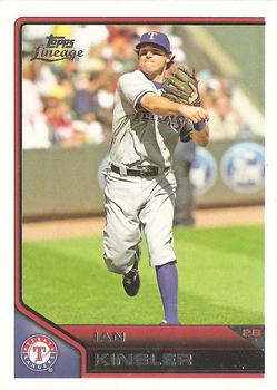 #185 Ian Kinsler - Texas Rangers - 2011 Topps Lineage Baseball