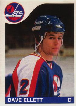 #185 Dave Ellett - Winnipeg Jets - 1985-86 O-Pee-Chee Hockey