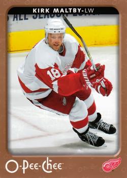 #185 Kirk Maltby - Detroit Red Wings - 2006-07 O-Pee-Chee Hockey