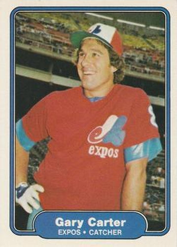 #185 Gary Carter - Montreal Expos - 1982 Fleer Baseball