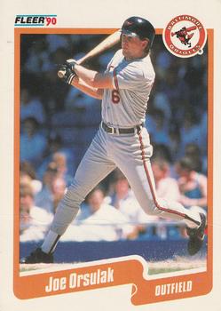 #185 Joe Orsulak - Baltimore Orioles - 1990 Fleer USA Baseball