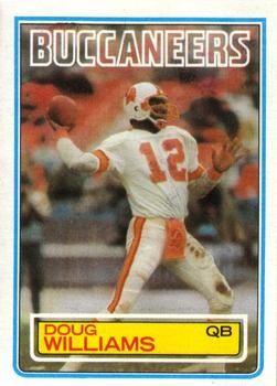 #185 Doug Williams - Tampa Bay Buccaneers - 1983 Topps Football