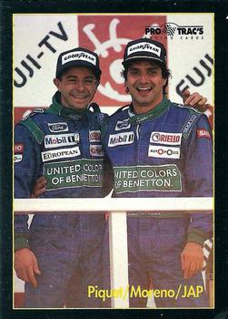 #185 Nelson Piquet / Roberto Moreno - Benetton - 1991 ProTrac's Formula One Racing