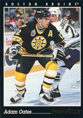 #185 Adam Oates - Boston Bruins - 1993-94 Pinnacle Hockey