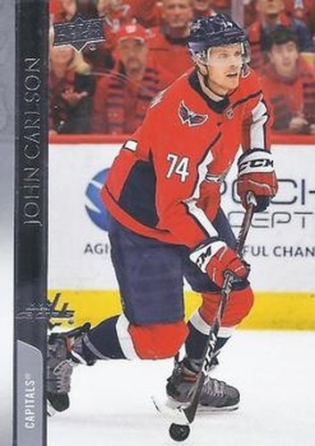 #186 John Carlson - Washington Capitals - 2020-21 Upper Deck Hockey