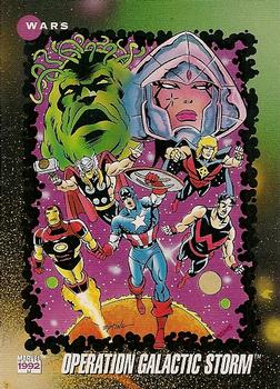 #186 Operation Galactic Storm - 1992 Impel Marvel Universe