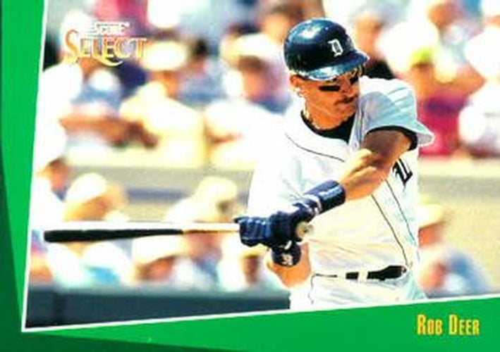 #186 Rob Deer - Detroit Tigers - 1993 Select Baseball