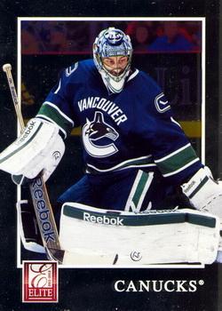 #186 Roberto Luongo - Vancouver Canucks - 2011-12 Panini Elite Hockey