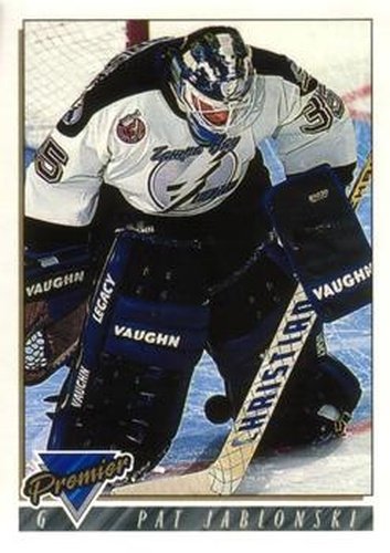 #186 Pat Jablonski - Tampa Bay Lightning - 1993-94 O-Pee-Chee Premier Hockey