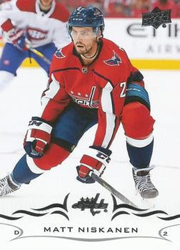 #186 Matt Niskanen - Washington Capitals - 2018-19 Upper Deck Hockey