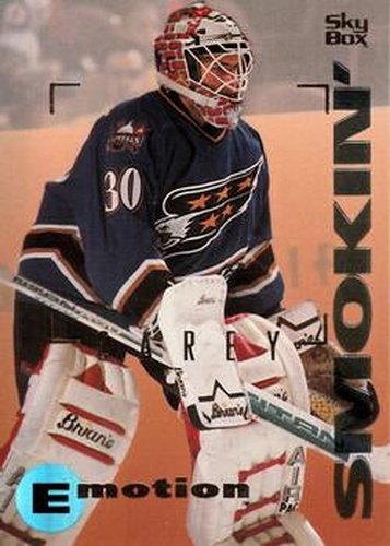 #186 Jim Carey - Washington Capitals - 1995-96 SkyBox E-Motion Hockey