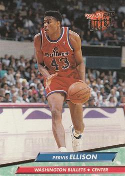 #186 Pervis Ellison - Washington Bullets - 1992-93 Ultra Basketball