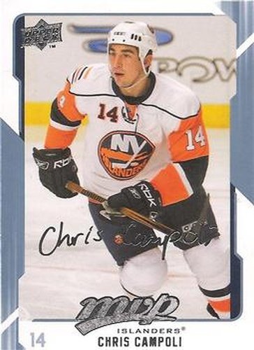 #186 Chris Campoli - New York Islanders - 2008-09 Upper Deck MVP Hockey