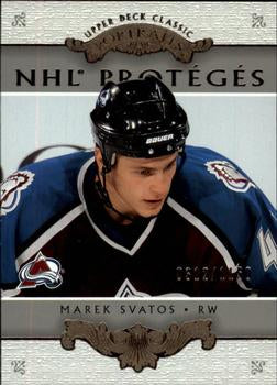 #186 Marek Svatos - Colorado Avalanche - 2003-04 Upper Deck Classic Portraits Hockey