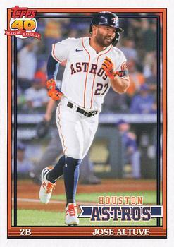 #186 Jose Altuve - Houston Astros - 2021 Topps Archives Baseball