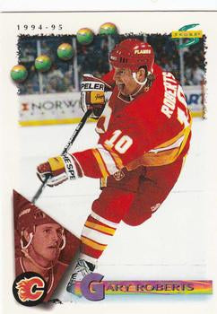 #186 Gary Roberts - Calgary Flames - 1994-95 Score Hockey