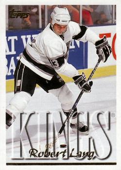 #186 Robert Lang - Los Angeles Kings - 1995-96 Topps Hockey