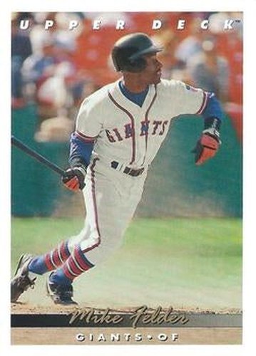 #186 Mike Felder - San Francisco Giants - 1993 Upper Deck Baseball