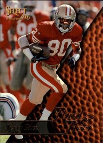 #186 Jerry Rice - San Francisco 49ers - 1996 Select Football