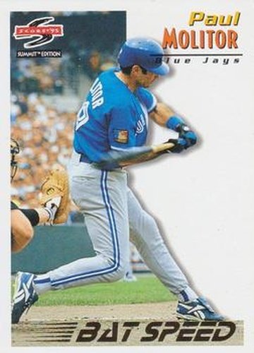 #186 Paul Molitor - Toronto Blue Jays - 1995 Summit Baseball