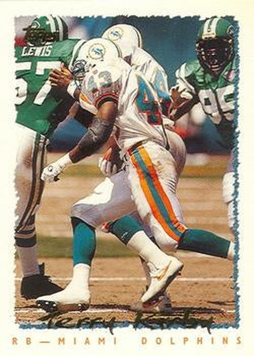 #186 Terry Kirby - Miami Dolphins - 1995 Topps Football