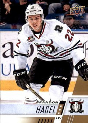 #186 Brandon Hagel - Red Deer Rebels - 2017-18 Upper Deck CHL Hockey