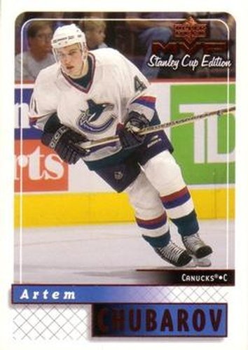 #186 Artem Chubarov - Vancouver Canucks - 1999-00 Upper Deck MVP Stanley Cup Edition Hockey