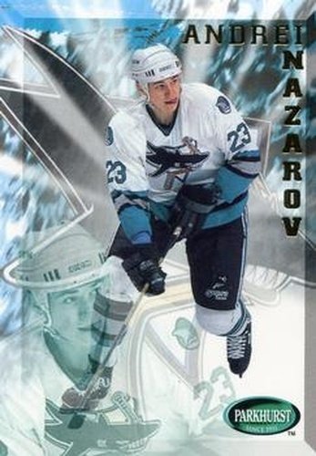 #186 Andrei Nazarov - San Jose Sharks - 1995-96 Parkhurst International Hockey