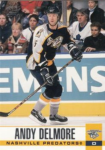 #186 Andy Delmore - Nashville Predators - 2003-04 Pacific Hockey