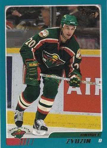 #186 Andrei Zyuzin - Minnesota Wild - 2003-04 Topps Hockey