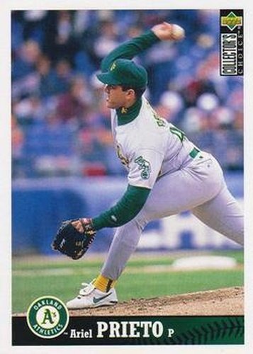 #186 Ariel Prieto - Oakland Athletics - 1997 Collector's Choice Baseball