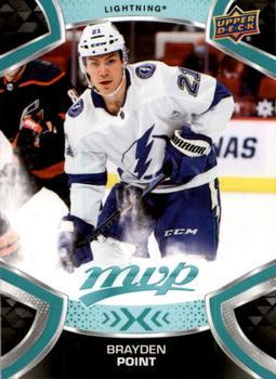 #186 Brayden Point - Tampa Bay Lightning - 2021-22 Upper Deck MVP Hockey